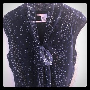 Large Max Studio Printed Blouse